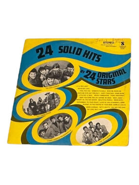 Vintage Various Artists 24 Solid Hits 12" Black Vinyl LP Syndicate Pop Rock